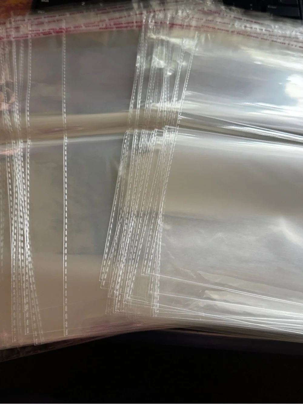 Clear Resealable 8.5” x 11” Poly Plastic Sleeves - Set of 25